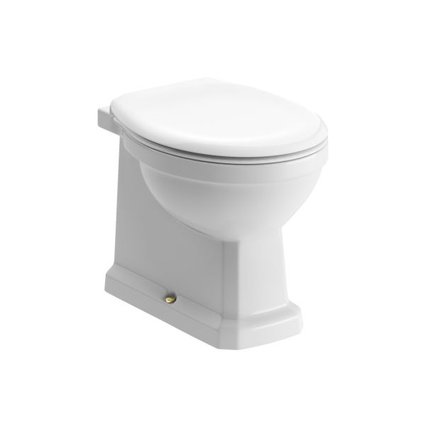 Starlene Back To Wall WC & Soft Close Seat w/Br.Brass Finishes