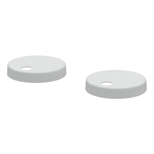 Starlene Toilet Seat Cover Caps - White