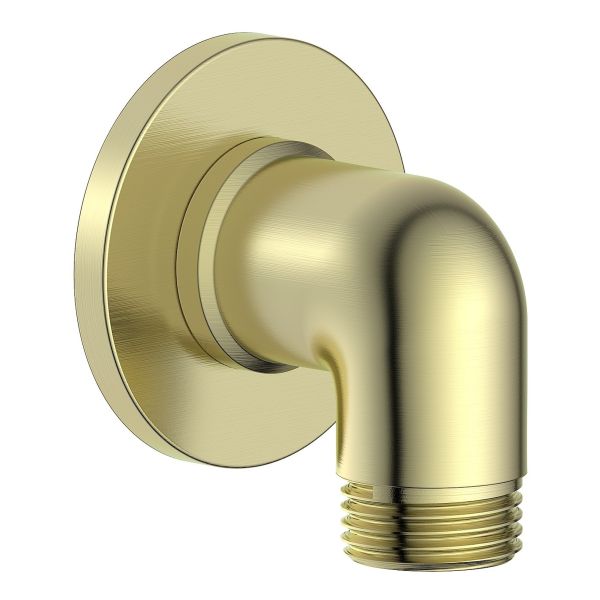 Verona Traditional Wall Outlet Elbow - Brushed Brass