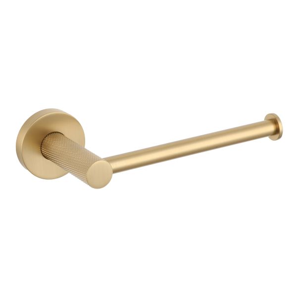 Volos Toilet Roll Holder - Brushed Brass