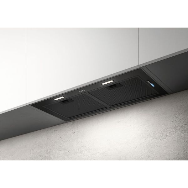 Elica Fold 80cm Integrated Hood - Black