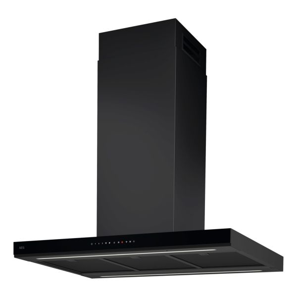 AEG GI87D91CB 90cm Box Island Hood - Black