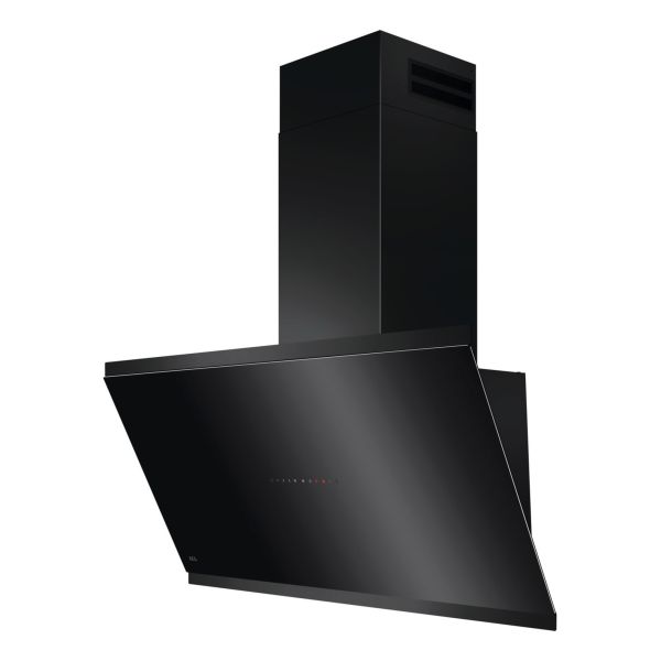 AEG GV77D91SB 90cm Angled Chimney Hood - Black