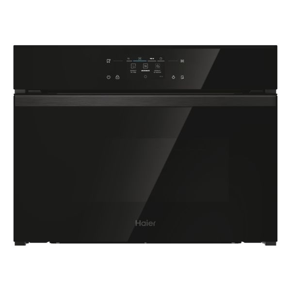 Haier H4MWID69C6NQB Compact Electric Oven w/Microwave - Black