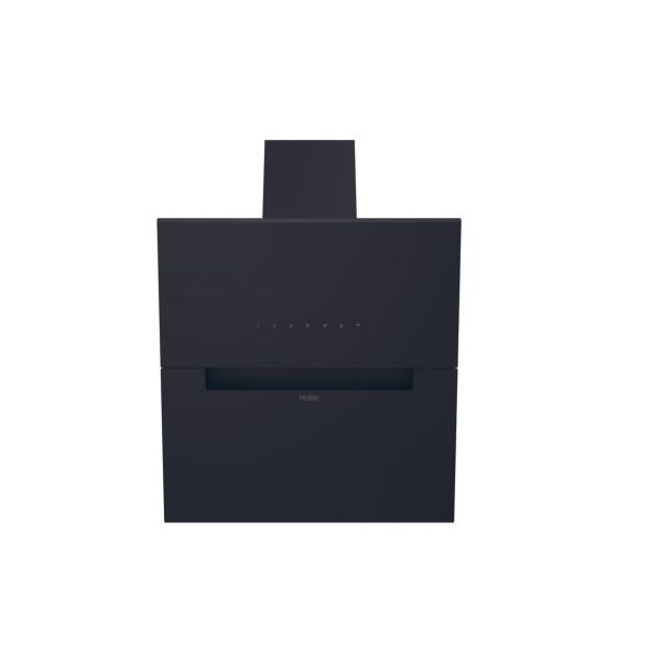 Haier HADG6CBS4BWIFI 60cm Chimney Hood - Black Glass