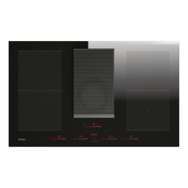 Haier HAIH8IFMCF 83cm Venting Full-Flex Induction Hob - Black