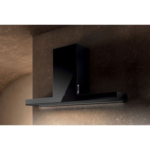Elica Haiku 90cm Chimney Hood - Black