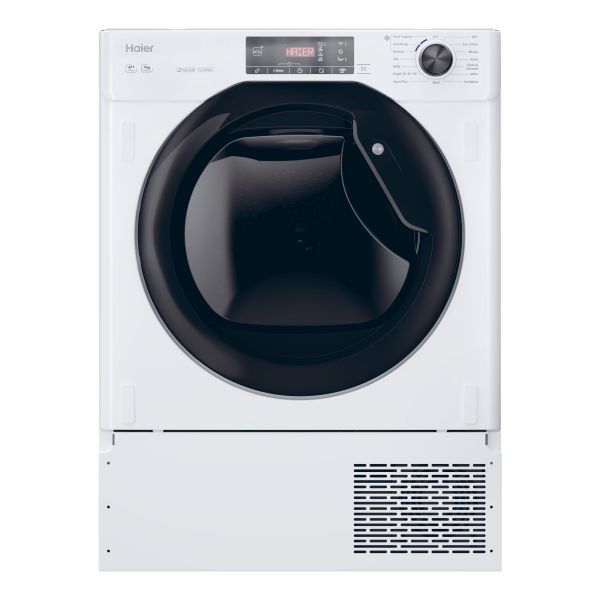 Haier Series 6 HDBI H7A2TBEX-80 7kg Heat Pump Condenser Dryer - White