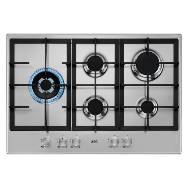 AEG HGB75500SM 75cm Gas Hob - St/Steel