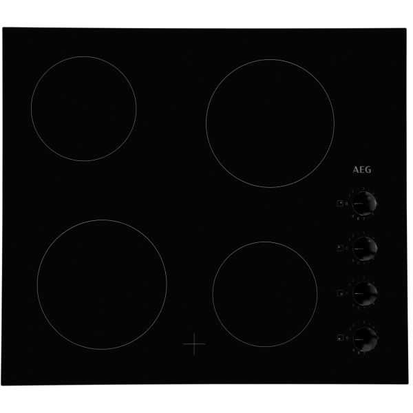 AEG HK614000CB 60cm Ceramic Hob - Black