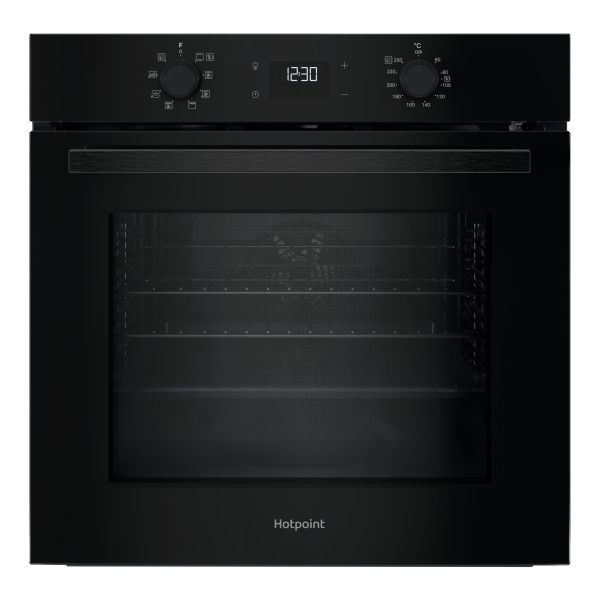 Hotpoint Class 2 HO 475P B UK Single Pyrolytic Oven - Black