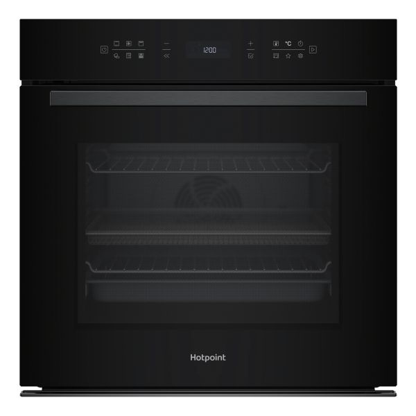 Hotpoint Class 6 HOI68PT1SBUK Single Pyrolytic Oven - Black