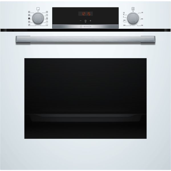 Bosch Series 4 HQA534BW3B Single Electric Oven w/Added Steam - White