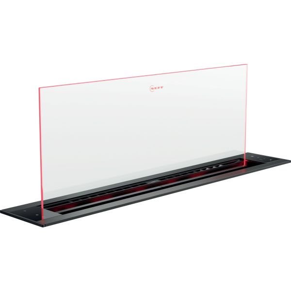 Neff N90 I88WMM1S7B 80cm Glass Downdraft Extractor - Black & Clear Glass