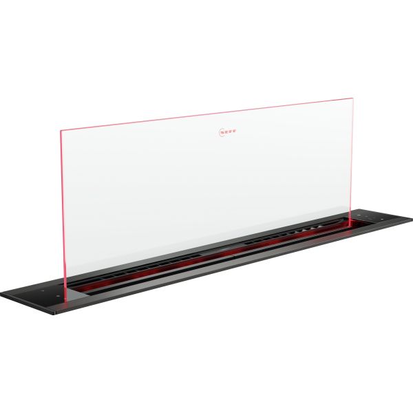 Neff N90 I98WMM1S7B 90cm Glass Downdraft Extractor - Black & Clear Glass