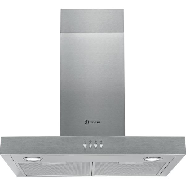 Indesit IHBS 6.5 LM X 60cm Flat Chimney Hood - St/Steel