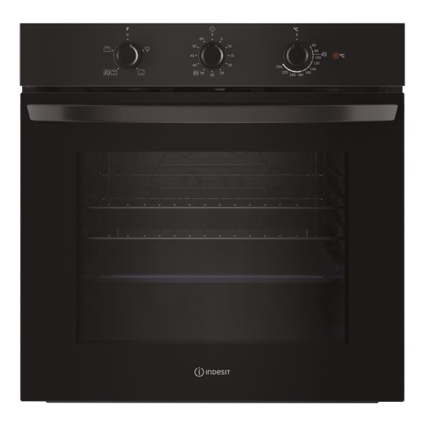 Indesit IO 232H B UK Single Electric Oven - Black