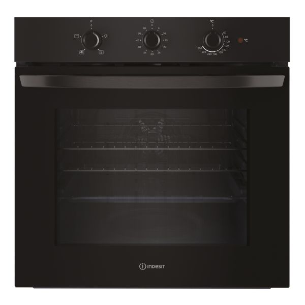 Indesit IO 233 B UK Single Electric Oven - Black