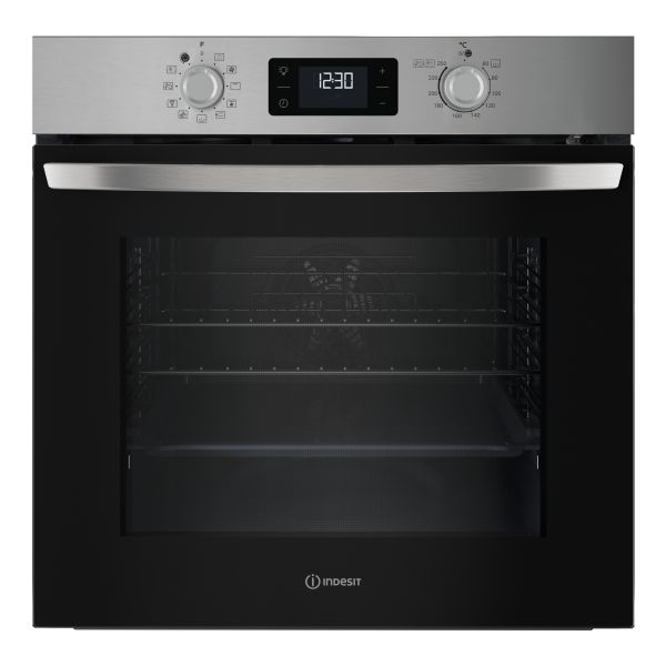 Indesit IO 278P1 X UK Single Pyrolytic Oven - St/Steel