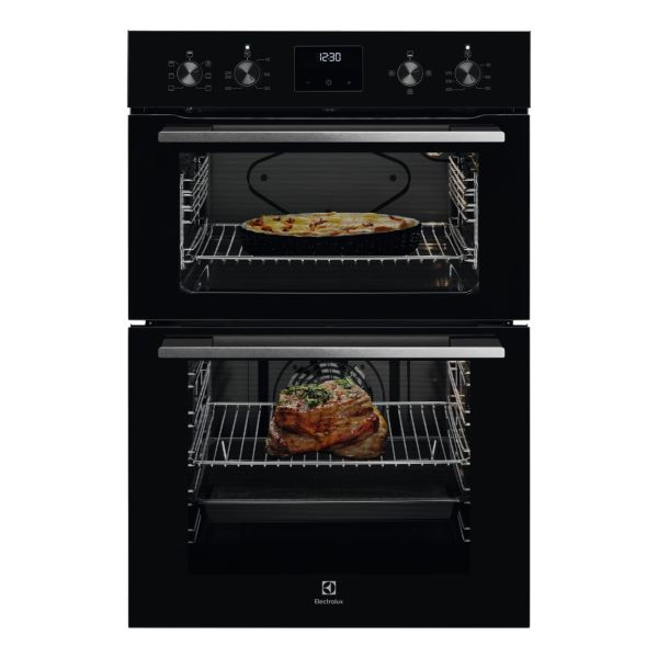 Electrolux KDFGE40TK Double Electric Oven - Black