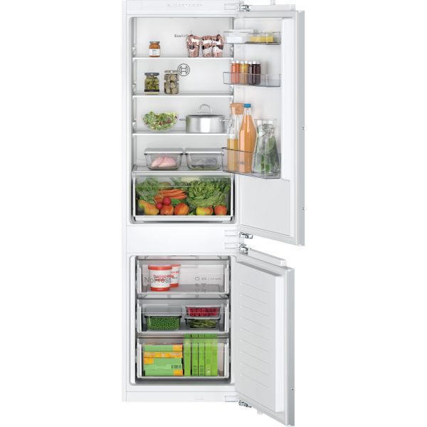 Bosch Series 2 KIN86NFE0G B/I NoFrost 60/40 Fridge Freezer (Fixed Hinge)