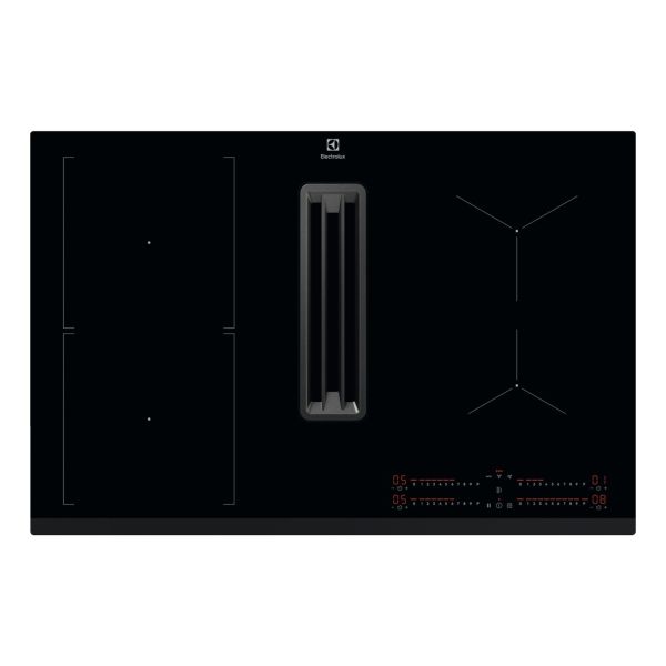 Electrolux LCC83443 80cm Venting Flex Induction Hob - Black Glass