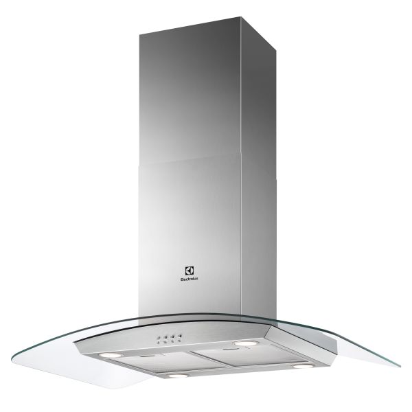 Electrolux LFI519X 90cm Curved Glass Island Hood - St/Steel