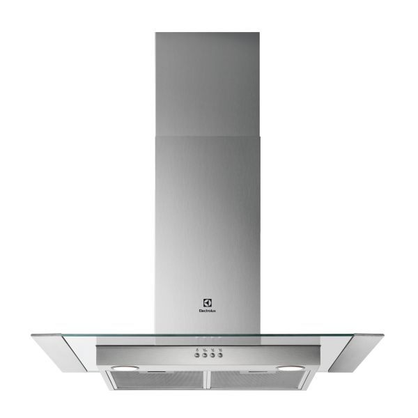 Electrolux LFL327A 60cm Flat Glass Chimney Hood - St/Steel