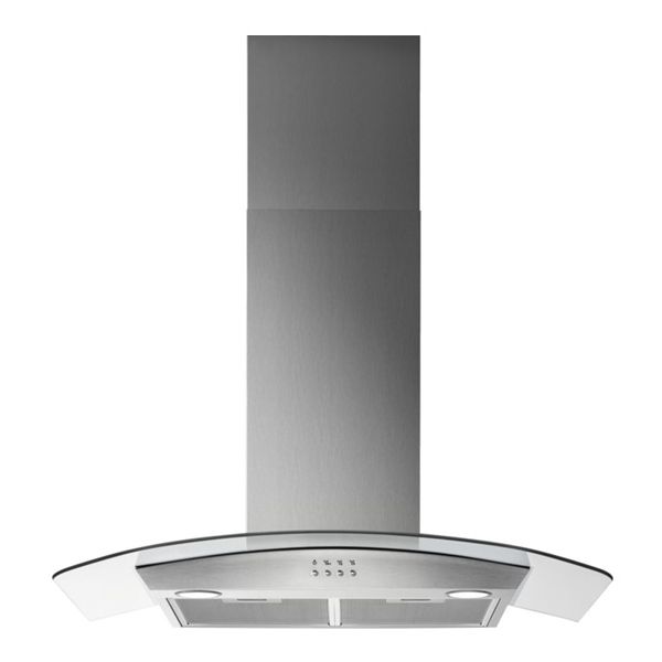Electrolux LFL429A 90cm Curved Glass Chimney Hood - St/Steel