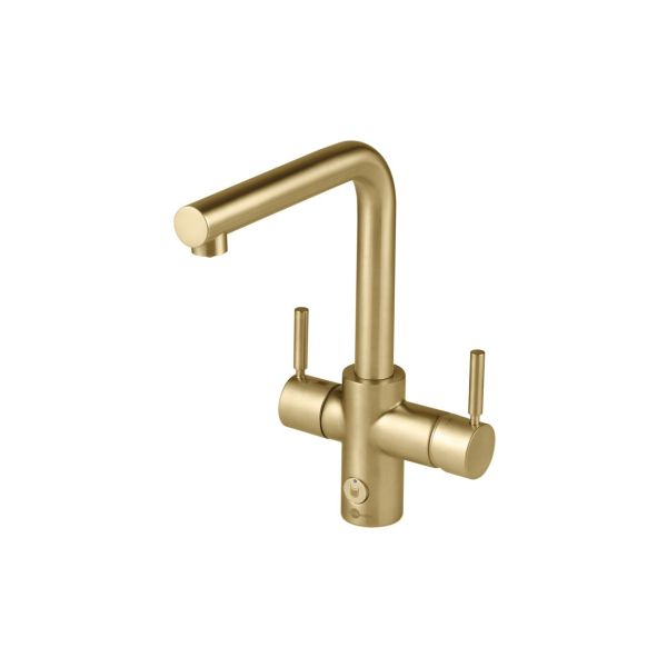 InSinkErator 4N1 L Shape Tap Only - Brushed Gold