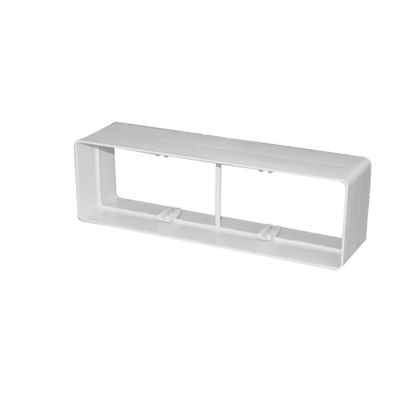 Manrose 150 x 70mm Flat Channel Connector - White