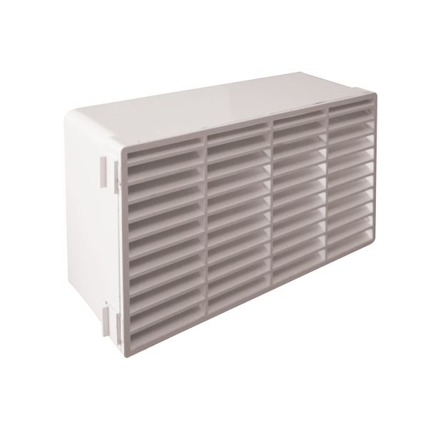 Manrose 220 x 90mm Double Airbrick - White