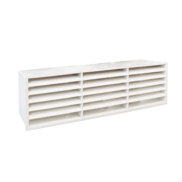 Manrose 204 x 60mm Slimline Airbrick Low Resistance - White