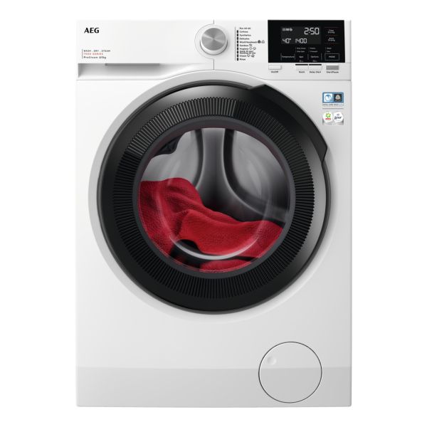 AEG LWR7185M4B F/S 8/5kg 1400rpm Washer Dryer - White