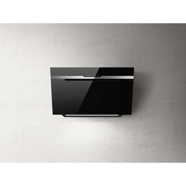 Elica Majestic No Drip 90cm Chimney Hood - Black