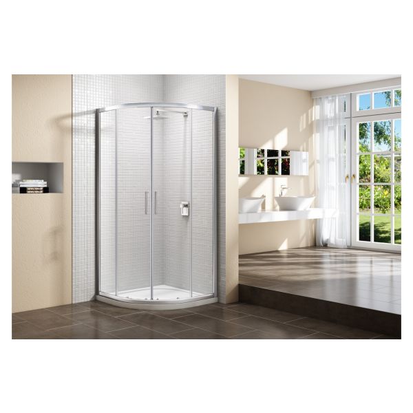 Merlyn Vivid Sublime Chrome 2 Door Quadrants 800mm-900mm