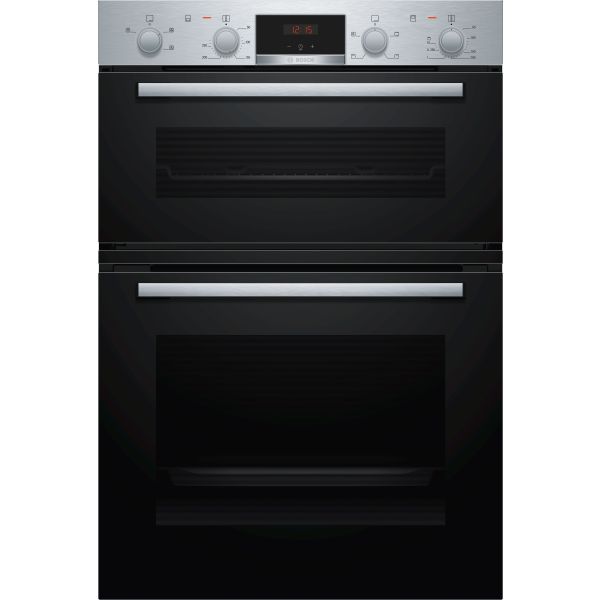 Bosch Series 2 MHA133BR0B Double Electric Oven - Brushed Steel