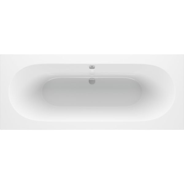 Padstow Round Double End SUPERCAST 1800x800x550mm 0TH Bath w/Legs