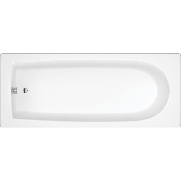 Padstow Round Single End 1700x800x550mm 0TH Bath w/Legs