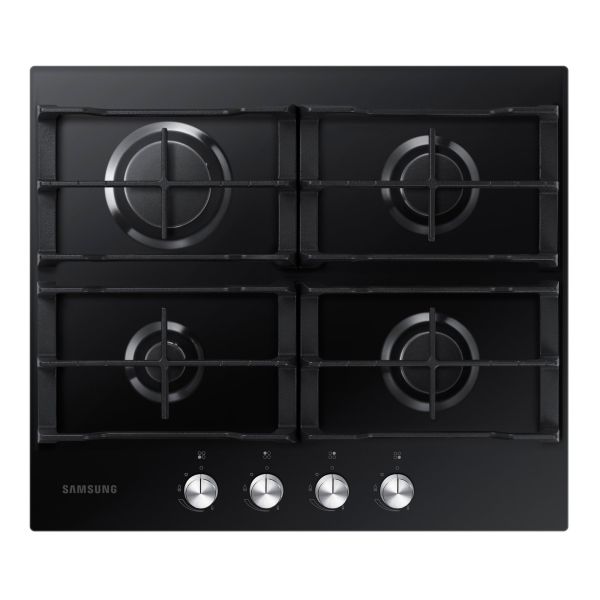 Samsung NA64D3000AK/U1 60cm Gas on Glass Hob - Black Glass