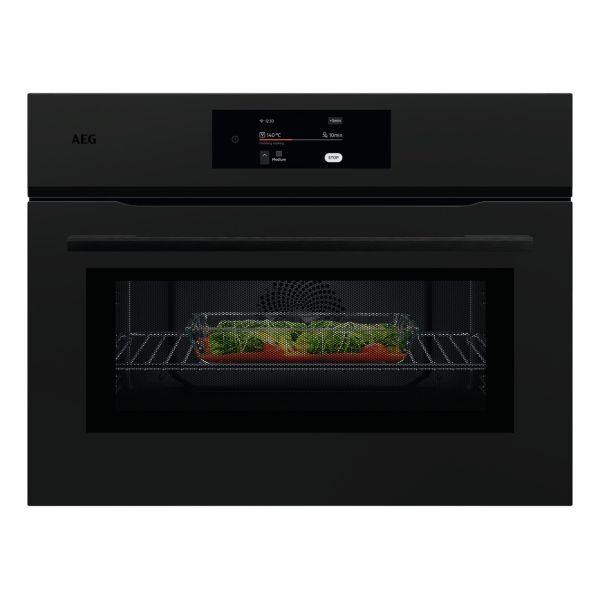AEG NKK8N721T Compact Electric Oven - Matt Black