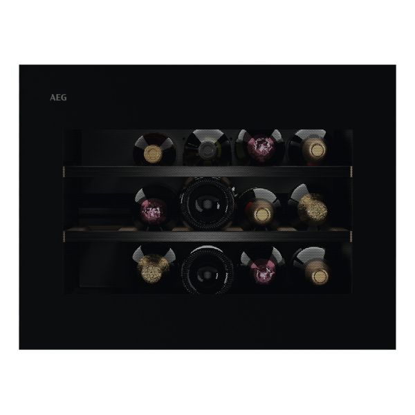 AEG NKW8P21KAB Semi Integrated 60cm Wine Cabinet - Black