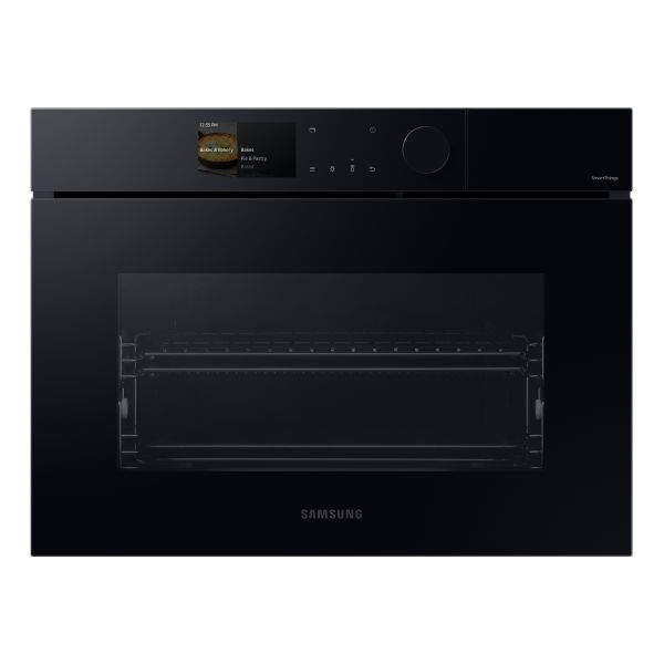 Samsung Bespoke Series 7 NQ5B7993AAK/U4 Compact Steam Combination Oven - Black Glass