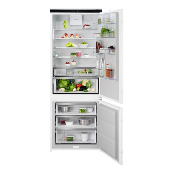 AEG NSC7G752ES B/I XL TwinTech No Frost 70/30 Fridge Freezer