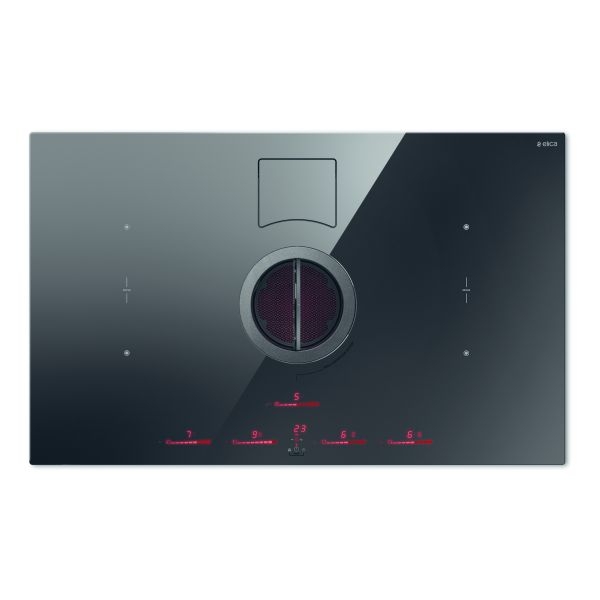 Elica NikolaTesla Switch 85cm Venting Induction Hob (Recirculating) - Black