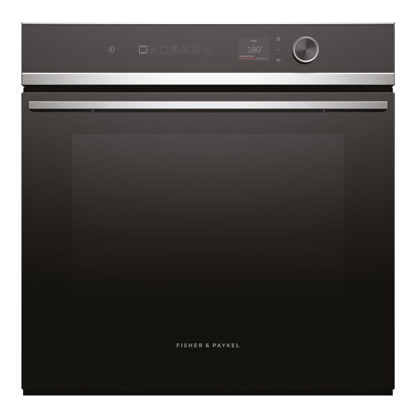 Fisher & Paykel Series 7 OB60SD16PLX1 16 Function Single Pyrolytic Oven - Black & St/Steel