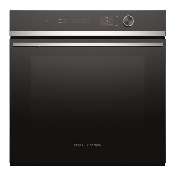 Fisher & Paykel Series 7 OB60SD9PLX1 9 Function Single Pyrolytic Oven - Black & St/Steel
