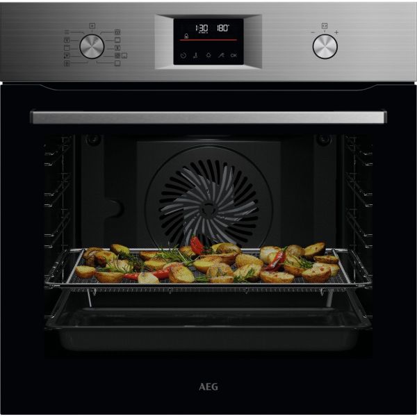 AEG OS6PB50AM Single Pyrolytic Oven - St/Steel