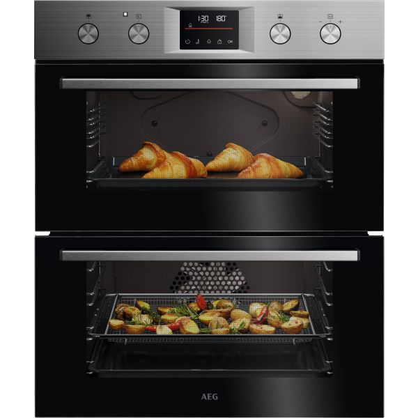 AEG OU5CU40M Built Under Double Electric Oven - St/Steel