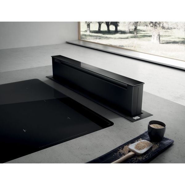 Elica Pandora GME 90cm Downdraft Extractor (No Motor) - Black